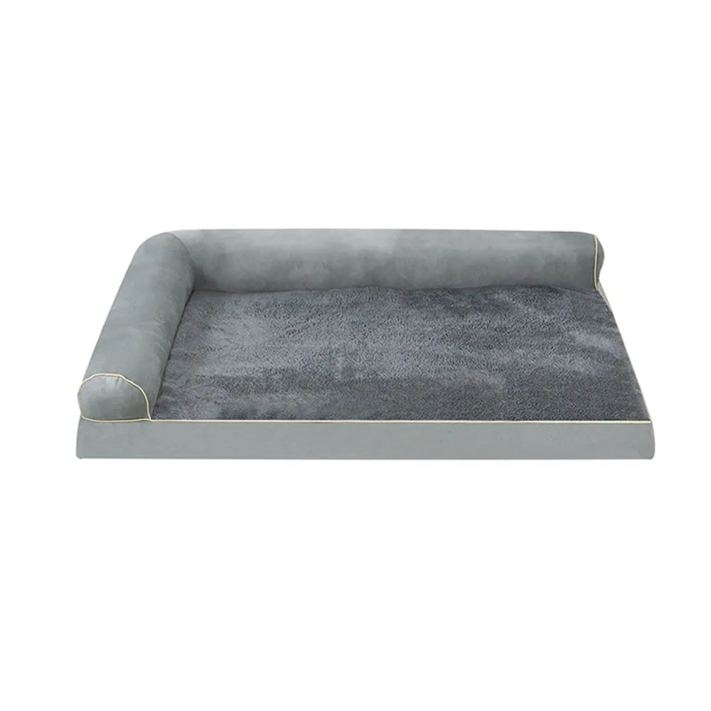 Lit pour animal de compagnie en velours cristal