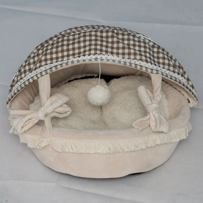 Ingot-Shaped Padded Pet Bed