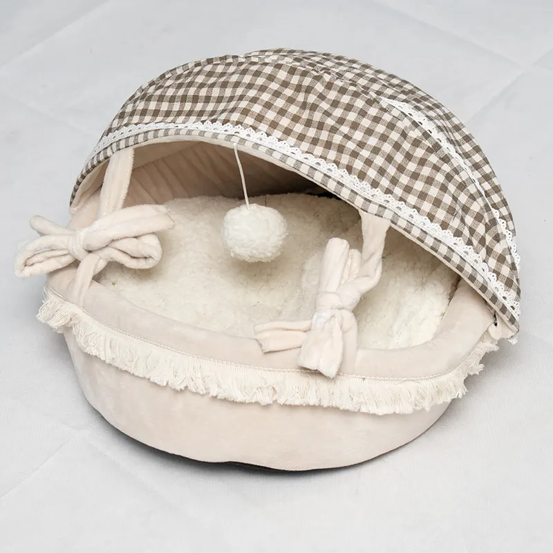 Ingot-Shaped Padded Pet Bed