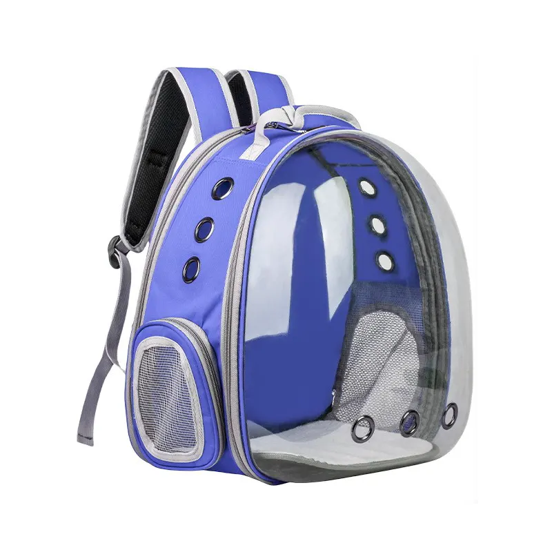 Sac à dos de transport pour animaux de compagnie avec fenêtre transparente