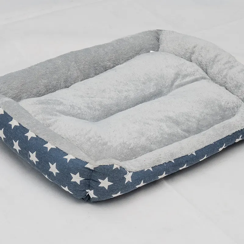 Lit rond pour animaux de compagnie en polyester