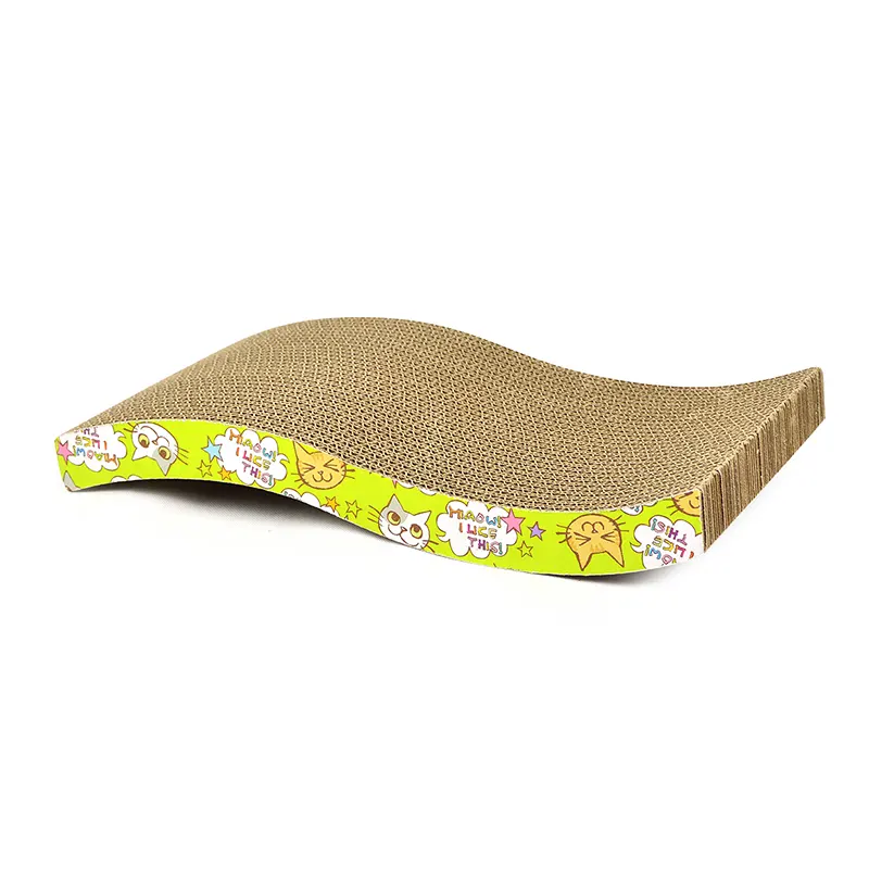 Tapis à gratter pour chat en forme de S