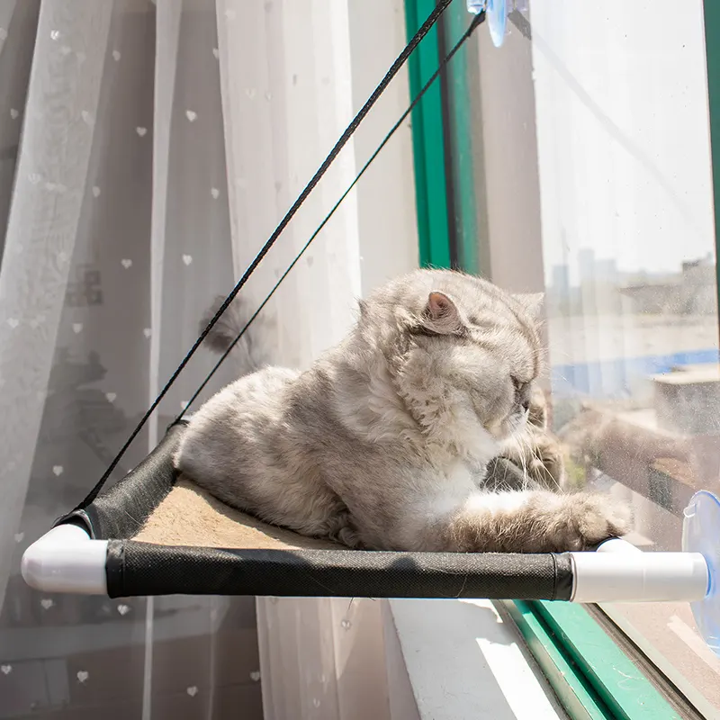 Lit suspendu pour animaux de compagnie de style ventouse